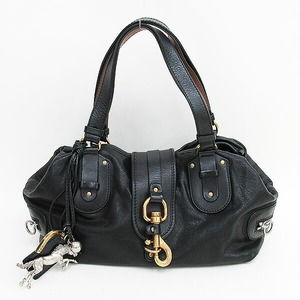 Chloe Kerala Tote Bag Black Leather